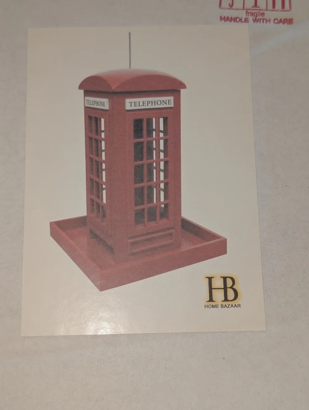 Phone Booth Bird Feeder